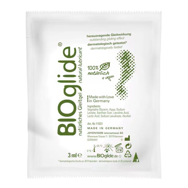 SAQUETA LUBRIFICANTE BIOGLIDE 3 ML
