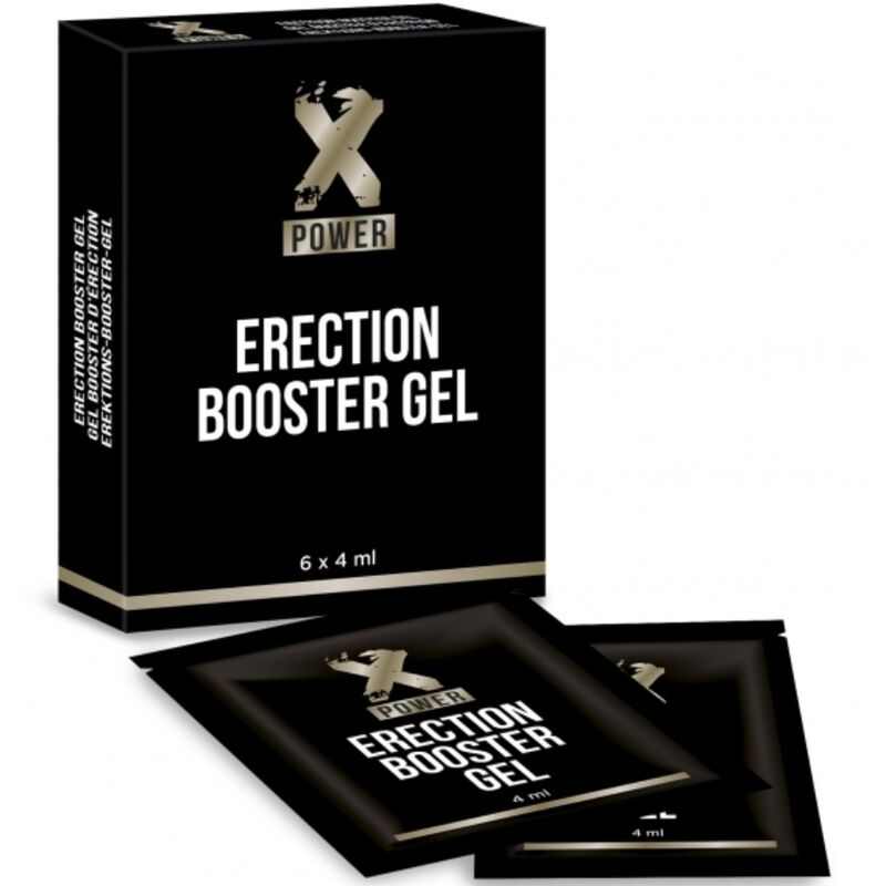 Flame Love Shop 4 GEL POTENCIADOR XPOWER ERECTION BOOSTER | 6 x 4 ML