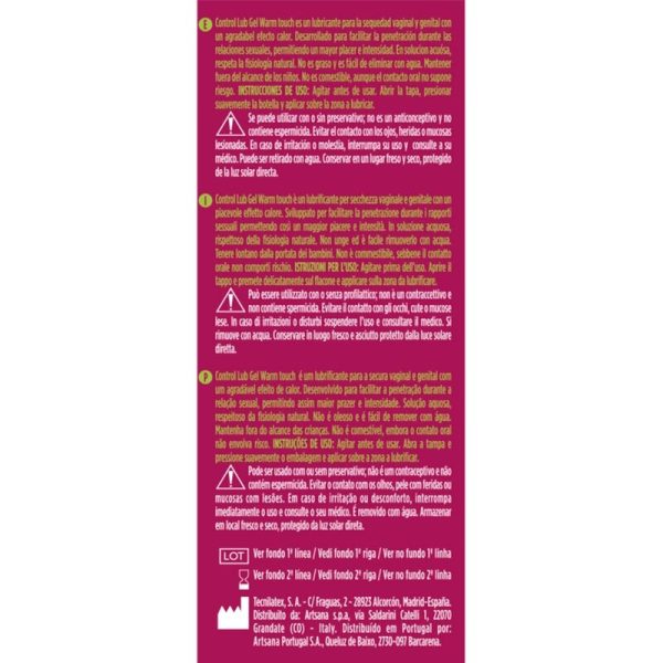LUBRIFICANTE CONTROL (EFEITO CALOR) | 75 ML