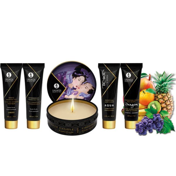 KIT AFRODISÍACO SECRET GEISHA (FRUTAS EXOTICAS)