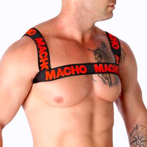 ARNÊS ELÁSTICO DUPLO MACHO (VERMELHO) - Image 2