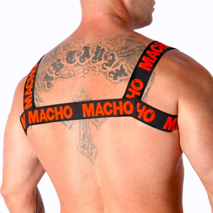 ARNÊS ELÁSTICO DUPLO MACHO (VERMELHO) - Image 3