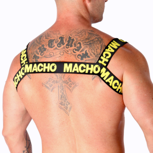 ARNÊS ELÁSTICO DUPLO MACHO (AMARELO) - Image 3