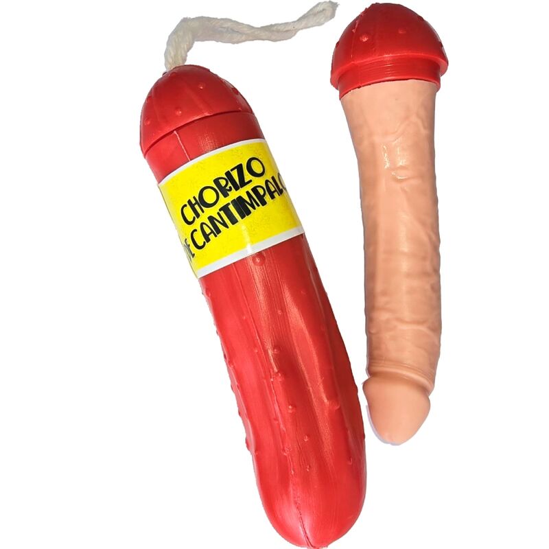 DILDO EM FORMATO DE CHOURIÇO