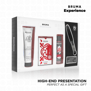 KIT DE ESTIMULANTES BRUMA (COM PENA E VENDA DE CETIM) | MORANGO 7 KIT DE ESTIMULANTES BRUMA