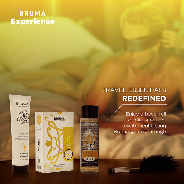KIT DE ESTIMULANTES BRUMA 2 (COM PENA E VENDA DE CETIM) | PIÑA COLADA