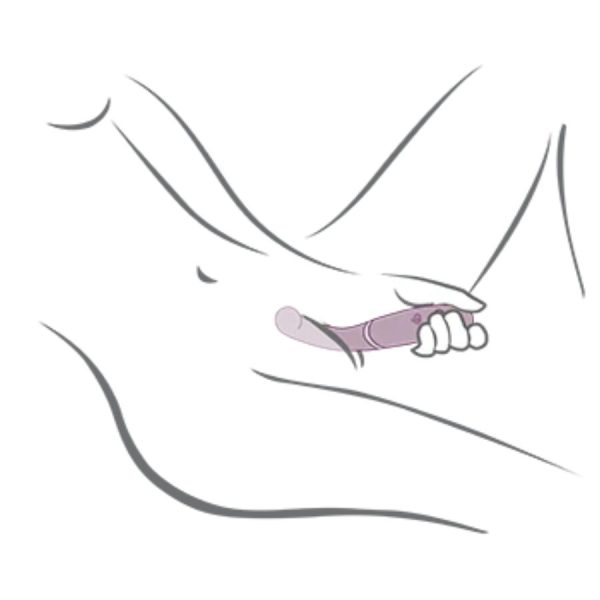 VIBRADOR DUPLO GEMINI (PONTO G E CLÍTORIS)