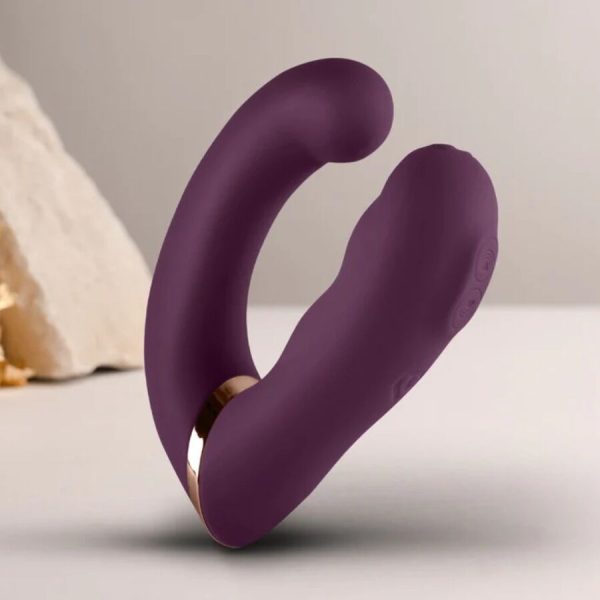 VIBRADOR DUPLO GEMINI (PONTO G E CLÍTORIS)