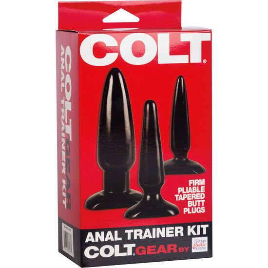 KIT DE PLUG ANAL COLT PARA INICIAÇÃO