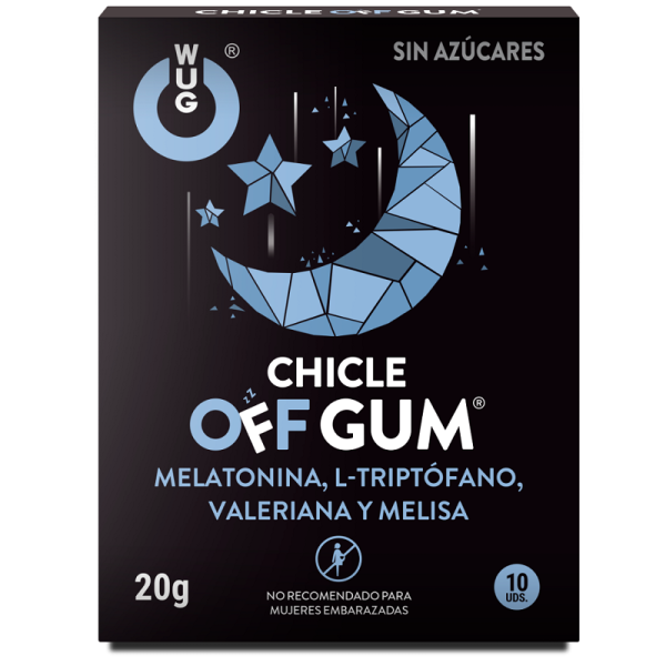 PASTILHAS WUG GUM OFF | 10 UNIDADES