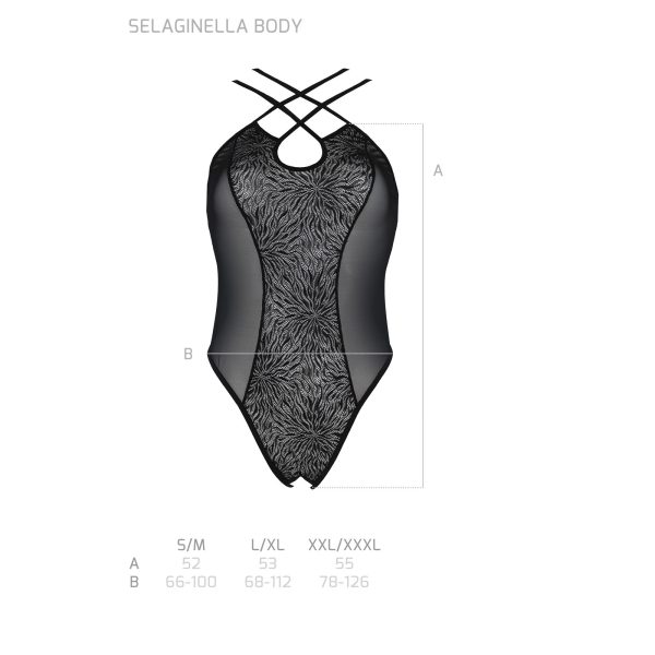 BODY SELAGINELLA PRETO ECO COLLECTION PASSION