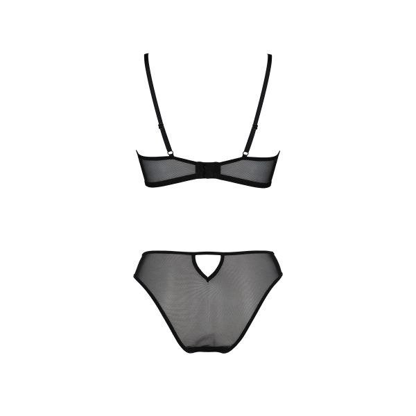 CONJUNTO DE 2 PEÇAS ZINNIA BIKINI PRETO ECO PASSION