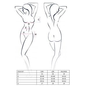 CONJUNTO DE 3 PEÇAS ZOJA PRETO PASSION 6 CONJUNTO DE 3 PEÇAS ZOJA PRETO PASSION - Image 3