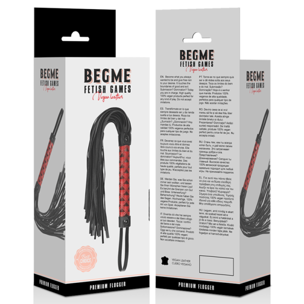 CHICOTE BDSM BEGME (VERMELHO)