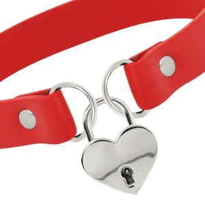 COLAR COQUETTE CORAÇÃO + CHAVE (VERMELHO) - Image 4