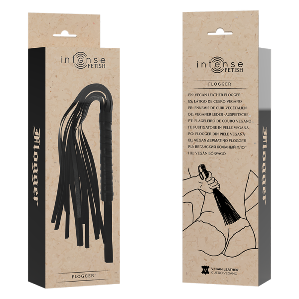 CHICOTE BDSM INTENSE (COURO VEGANO)