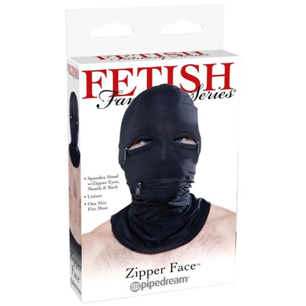 CAPUZ BDSM COM ZÍPER FETISH