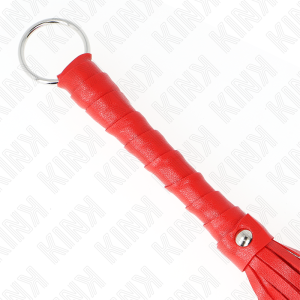 MINI CHICOTE BDSM KINK SIMPLES (VERMELHO) | 28 CM - Image 4