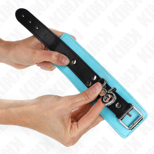 ALGEMAS BDSM COM FECHADURA (AZUL) | 21-28 CM X 5.5 CM - Image 2
