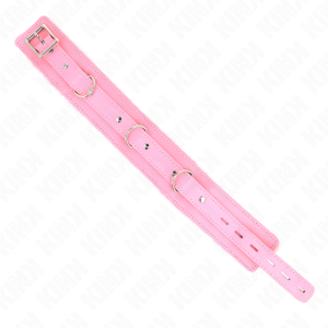 COLEIRA BDSM COM TRELA 65 CM (ROSA) | 36-42 CM X 5.5 CM - Image 5