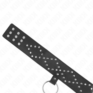 COLEIRA BDSM TACHAS COM TRELA 65 CM #3 | 36-43 CM X 5 CM - Image 6