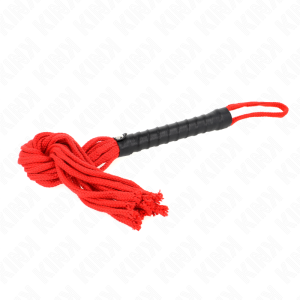 CHICOTE BDSM KINK CORDA (VERMELHO) | 56 CM - Image 2