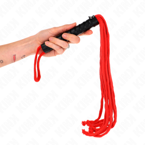 CHICOTE BDSM KINK CORDA (VERMELHO) | 56 CM - Image 3