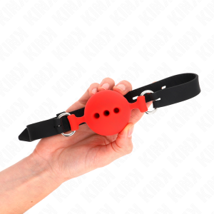 MORDAÇA BDSM KINK (VERMELHO) | TAMANHO L - Image 2