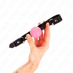 MORDAÇA BDSM BOLA (OURO ROSA) - Image 2