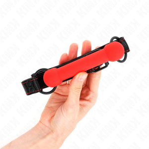 MORDAÇA BDSM EM FORMA DE OSSO (VERMELHO) - Image 2
