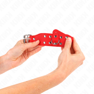 ALGEMAS BDSM KINK TACHAS DUPLAS (VERMELHO) - Image 4