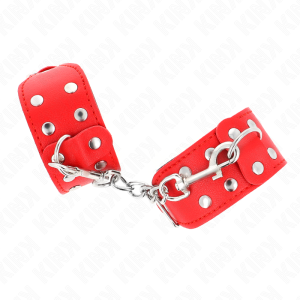 ALGEMAS BDSM KINK TACHAS DUPLAS (VERMELHO) - Image 2