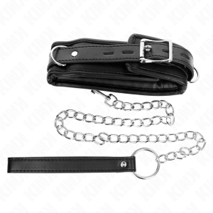 COLEIRA BDSM PESADO COM TRELA 65 CM #1 | 36.5-50 CM - Image 3