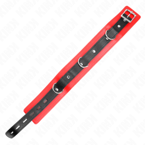 COLEIRA BDSM COM TRELA 65 CM (VERMELHO) | 54 X 4.5 CM - Image 6