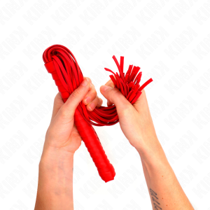 CHICOTE BDSM KINK TEXTURIZADO (VERMELHO) | 48.5 CM - Image 4