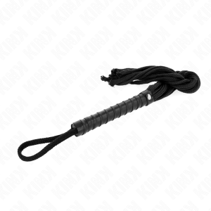 CHICOTE BDSM KINK CORDA (PRETO) | 53 CM - Image 2