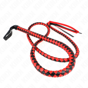 CHICOTE BDSM KINK SERPENTE (VERMELHO) | 210 CM - Image 2
