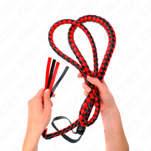 CHICOTE BDSM KINK SERPENTE (VERMELHO) | 210 CM - Image 4