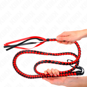 CHICOTE BDSM KINK SERPENTE (VERMELHO) | 210 CM - Image 5