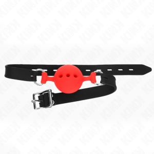 MORDAÇA BDSM KINK (VERMELHO) | TAMANHO M - Image 3