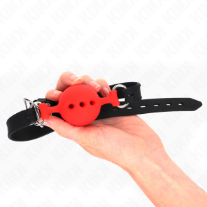 MORDAÇA BDSM KINK (VERMELHO) | TAMANHO M - Image 2