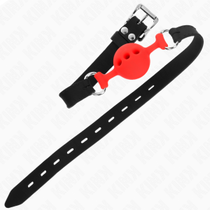 MORDAÇA BDSM KINK (VERMELHO) | TAMANHO S - Image 4