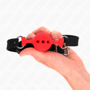 MORDAÇA BDSM KINK (VERMELHO) | TAMANHO S - Image 2