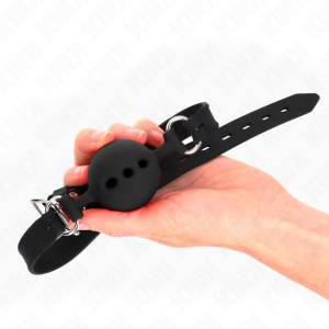 MORDAÇA BDSM KINK (PRETO) | TAMANHO L - Image 3