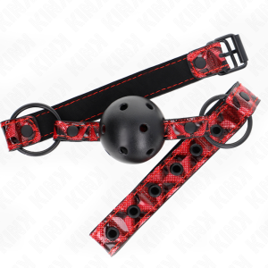 MORDAÇA BDSM BOLA PADRÃO DIAMANTE #2 - Image 2