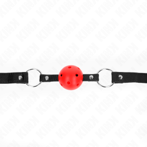 MORDAÇA BDSM BOLA OCA #1 (VERMELHO) - Image 4