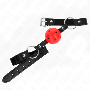 MORDAÇA BDSM BOLA OCA #1 (VERMELHO) - Image 2