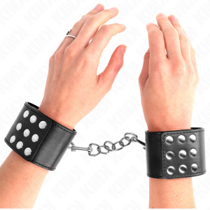 ALGEMAS BDSM KINK FECHO A PRESSÃO (PRETO) | 19-24 CM X 5.5 CM - Image 4
