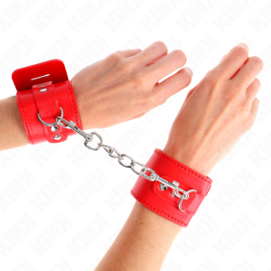 ALGEMAS BDSM COM CADEADO (VERMELHO) | 16-23 CM X 5.5 CM - Image 4