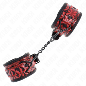 ALGEMAS BDSM PADRÃO DE DIAMANTES (VERMELHO ESCURO) | 17-26 CM X 5.5 CM - Image 2